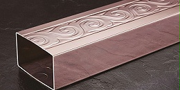 新型不銹鋼管材玫瑰金不銹鋼管應用案例