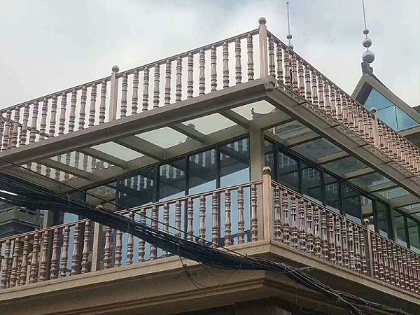 不銹鋼玫瑰金陽臺護欄